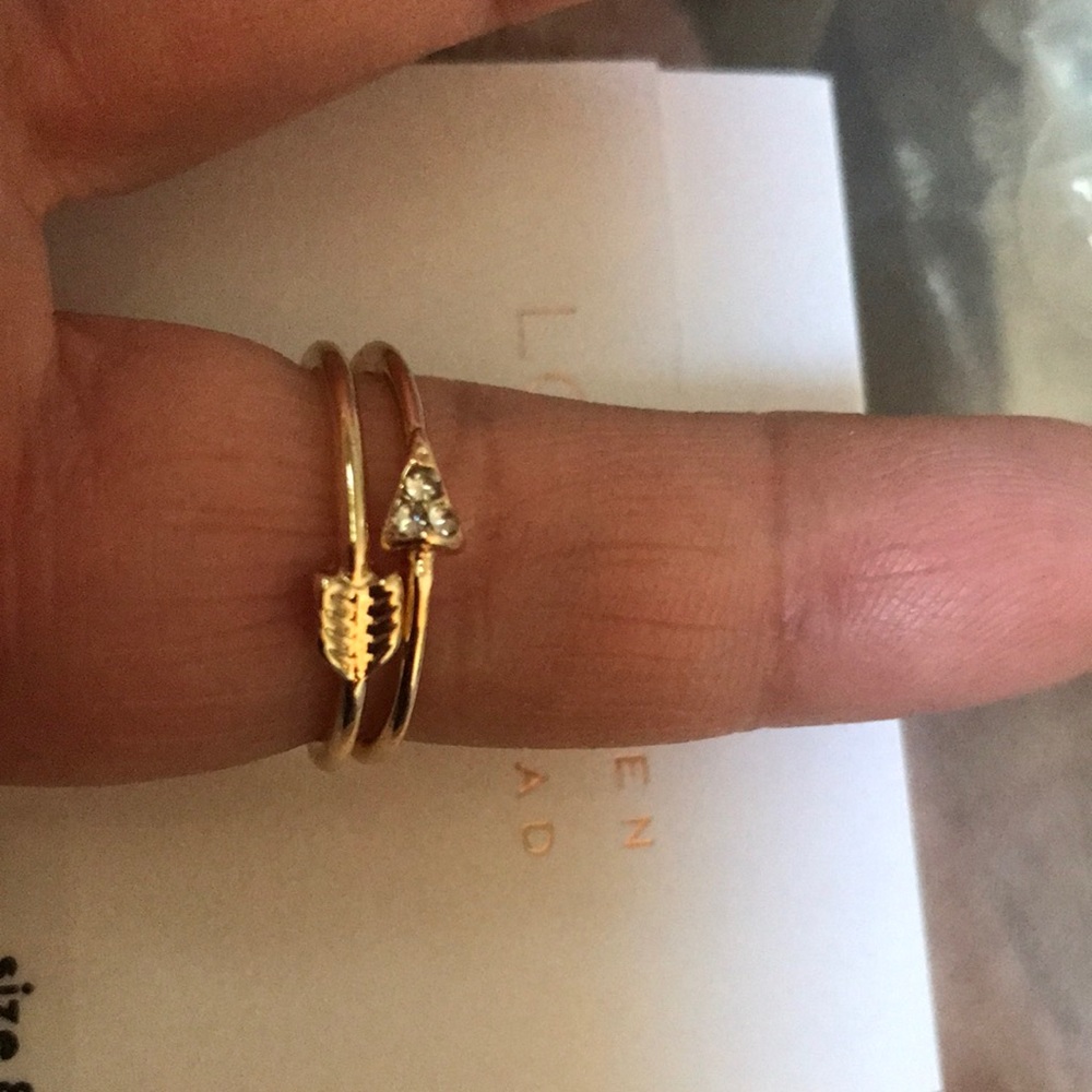 Lc Lauren Conrad gold arrow ring
